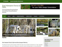 Tablet Screenshot of easthamptonfenceny.com